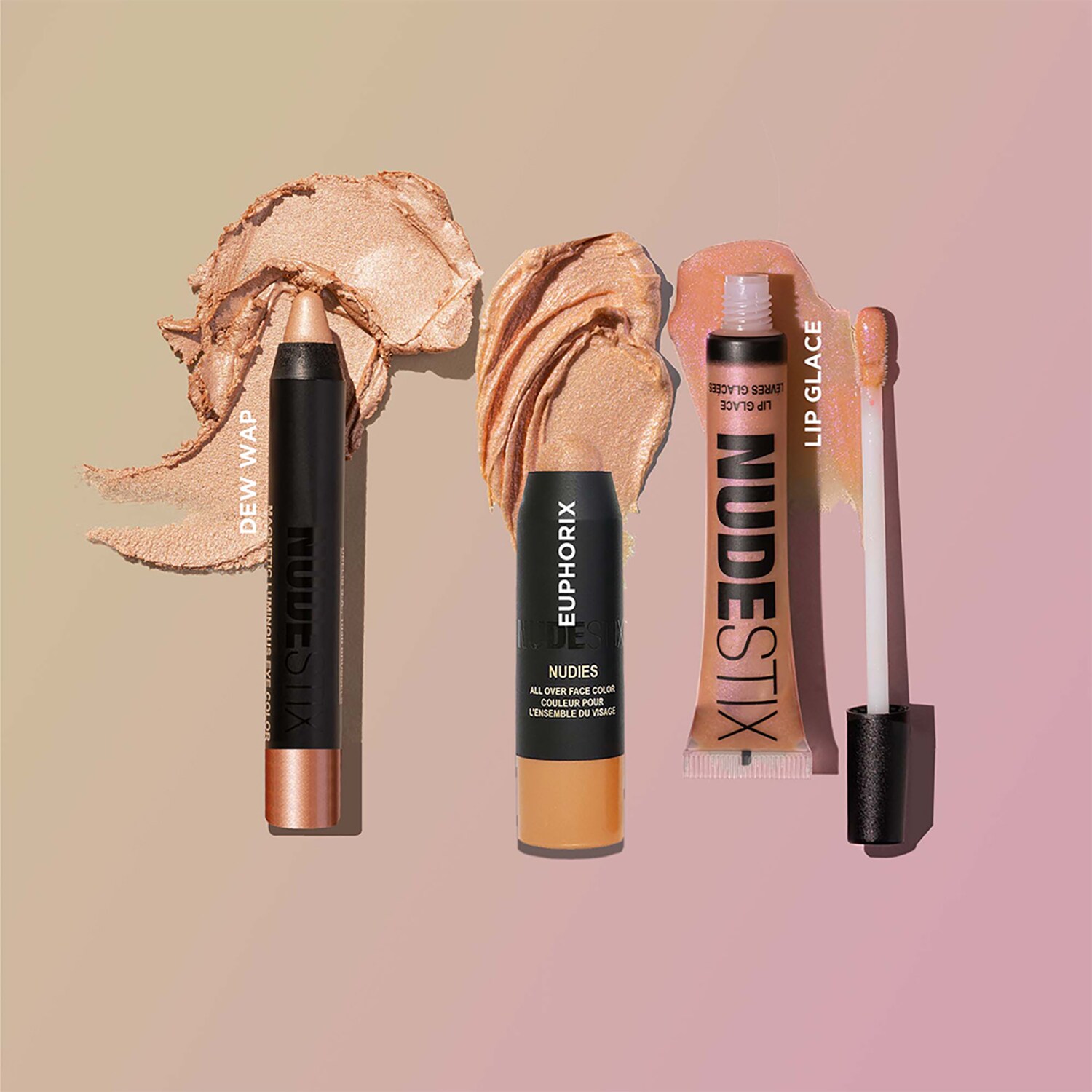 Mini Nude Gold Glam Zestaw Do Twarzy I Nudestix Sephora