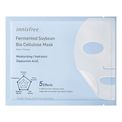 Bio-Celulozowa Maska ​​z Fermentowanej Soi + Kwas Hialuronowy, INNISFREE