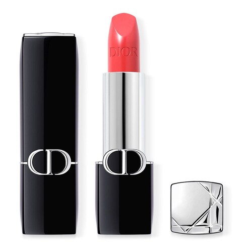 Dior - Rouge Dior - Długotrwała Pomadka Do Ust - 2 Wykończenia - Rouge Dior Satin 028 Int24 - Dla Kobiet