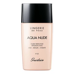 Lingerie de Peau Aqua Nude - Lekki, nawilżający podkład we fluidzie, GUERLAIN