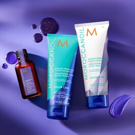 Soin Moroccanoil Violet - Kuracja do włosów blond, pasemek i siwych