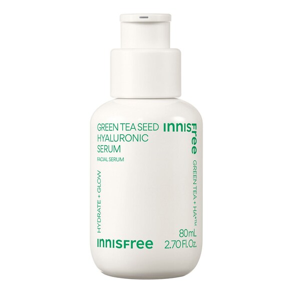 – Serum z kwasem hialuronowym z nasionami zielonej herbaty - Serum nawilżające, INNISFREE