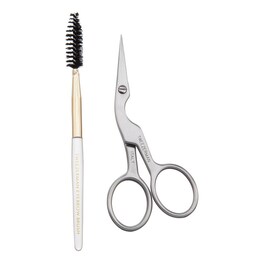 Brow Shaping Scissors & Brush - Nożyczki i szczoteczka do brwi