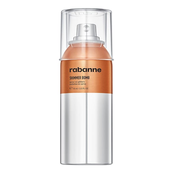 Shimmer Bomb - Brokat do ciała i twarzy w spray'u, RABANNE MAKEUP