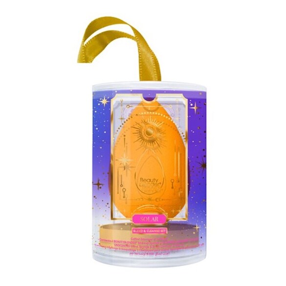 Beautyblender Solar Blend & Cleanse - Duet gąbka i płyn do jej czyszczenia, BEAUTYBLENDER