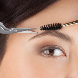Brow Shaping Scissors & Brush - Nożyczki i szczoteczka do brwi