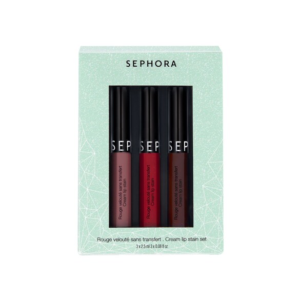 Cream Lip Stain Set - Zestaw płynnych pomadek do ust, SEPHORA COLLECTION