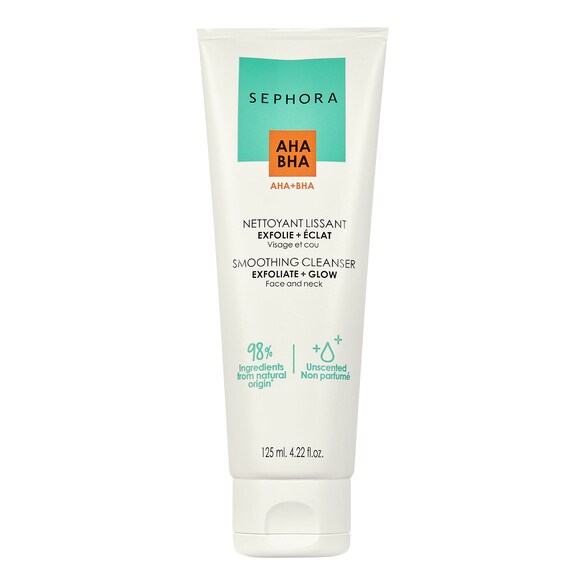 Exfoliating + Glow Smoothing Cleanser - Żel do mycia twarzy i szyi, SEPHORA COLLECTION