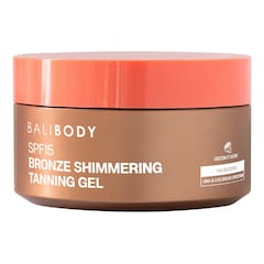 Shimmering Tanning Gel SPF 15 - Rozświetlający żel brązujący SPF 15, BALI BODY