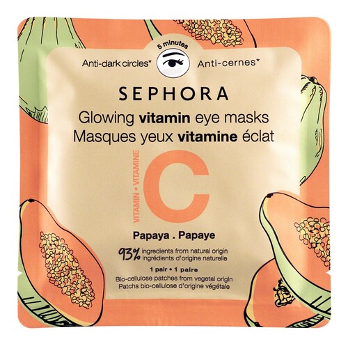 Sephora Collection - Pielęgnacja Twarzyi Pod Oczy - Biocelulozowe Pielęgnacja Twarzyi Pod Oczy - Masq Yx Vitamin-22 Papaye X Vit C - Dla Kobiet