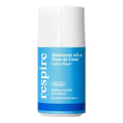 Dzodorant roll-on - Dezodorant Kwiat bawełny skuteczność 24H, RESPIRE