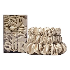 Back to basics - Jedwabne gumki do włosów blond, SLIP