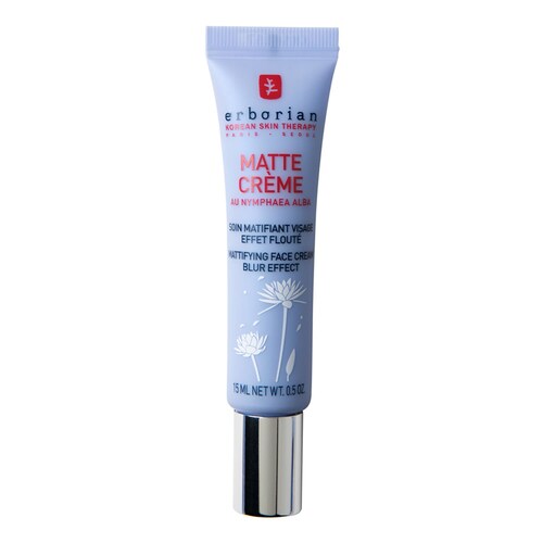Erborian - Matte Crème - Krem Matujący Do Twarzy Tuszujący Niedoskonałości Format Podróżny - 15 ml - Dla Kobiet