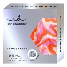 Czepek prysznicowy premium — Peachy Bloom