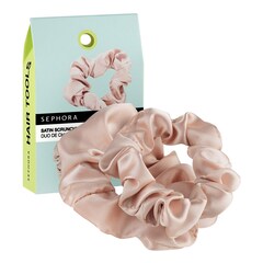 Zestaw dwóch satynowych gumek do włosów - mała i duża, SEPHORA COLLECTION