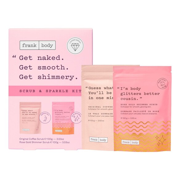Scrub & Sparkle Kit - Zestaw do pielęgnacji ciała, FRANK BODY