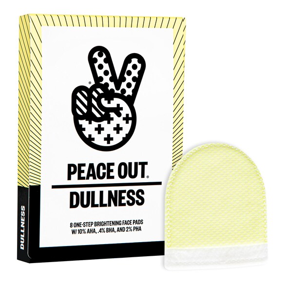 Szary koloryt – Chusteczki złuszczające do twarzy, PEACE OUT SKINCARE