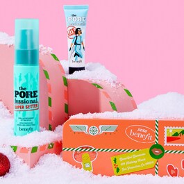 Zestaw świąteczny The POREfect Parcel - Mini primer i spray utrwalający