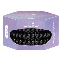 Slim Premium - kolor True Black, Gumka do włosów