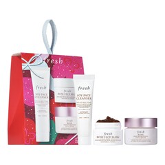 Cleanse & Hydrate Trio Skincare - Zestaw pielęgnacyjny do twarzy, FRESH