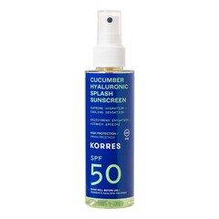 CUCUMBER HYALURONIC - Spray ochronny do twarzy i ciała z SPF 30/50, KORRES