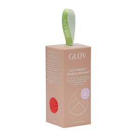 Eco-Friendly Sports Hair Wrap Red - Sportowy lekki turban do włosów