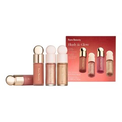 Blush & Glow 4 Piece Mini Set - Zestaw do makijażu, RARE BEAUTY