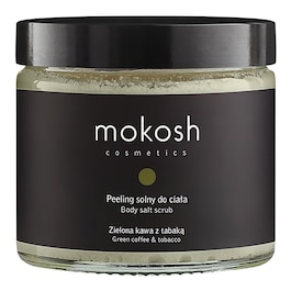  Zielona kawa z tabaką - Peeling solny do ciała