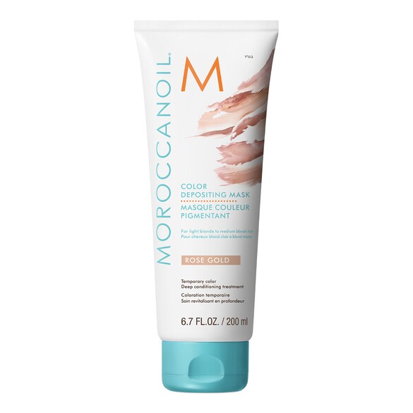 Color Depositing Mask Rose Gold - Koloryzująca maska do włosów, MOROCCANOIL