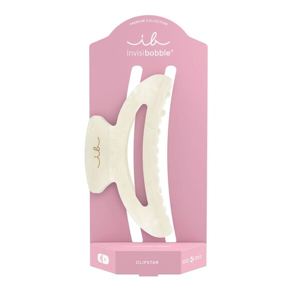 CLIPSTAR PREMIUM Pearly Locks - Klamra do włosów, INVISIBOBBLE