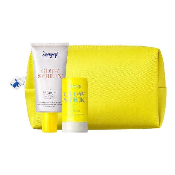 Glow & Go - Zestaw pielęgnacyjny z SPF, SUPERGOOP!