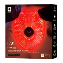 FAQ™ 211 - Przeciwstarzeniowa maska LED na szyję i dekolt