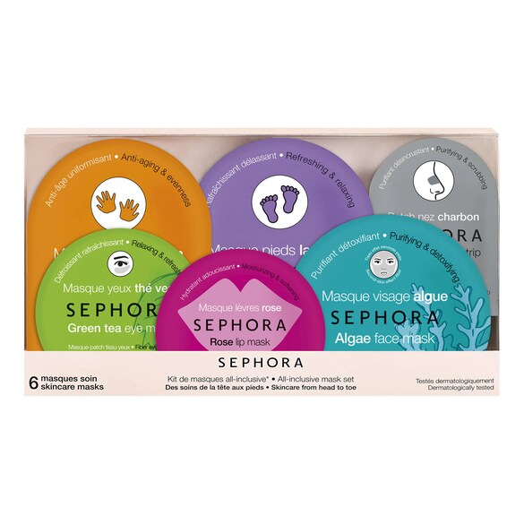 Zestaw masek od stóp po czubek głowy, SEPHORA COLLECTION