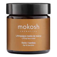 Liftingująca maska do twarzy - Owies i bambus, MOKOSH