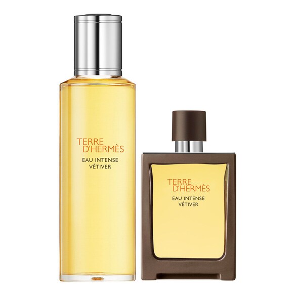 hermes terre d'hermes eau intense vetiver woda perfumowana 155 ml   zestaw