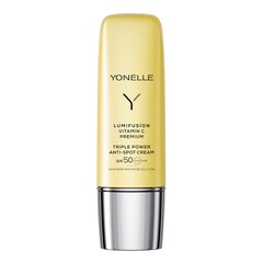 Potrójnie Aktywny Krem SPF50 Przeciw Przebarwieniom Z Witaminą C Premium  - krem, YONELLE