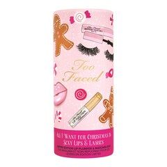 All I Want For Christmas Is Sexy Lips & Lashes - Zestaw do makijażu, TOO FACED