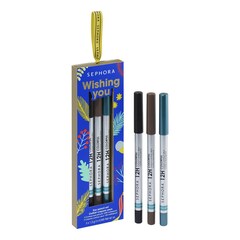 Zestaw 3 wodoodpornych kredek konturówek do oczu 12 godz. – Wishing You, SEPHORA COLLECTION