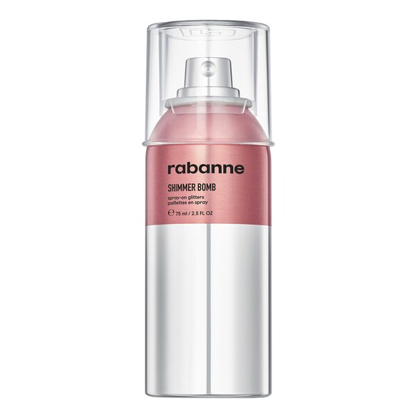 Shimmer Bomb - Brokat do ciała i twarzy w spray'u, RABANNE MAKEUP