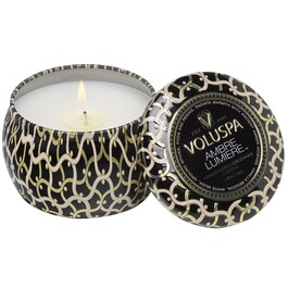 Maison Noir Ambre Lumiere Mini Tin Candle - Świeca 