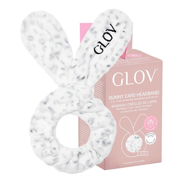 Bunny Ears Headband - 2-In-1 Hair Protecting Headband And Hair Tie, GLOV