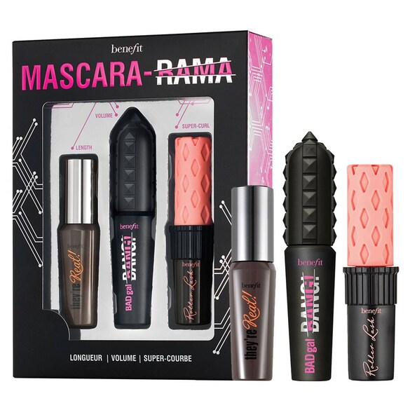 Zestaw Mascara-Rama - Trzy mini maskary, BENEFIT COSMETICS