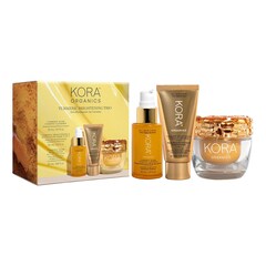 Turmeric Brightening Trio - Zestaw upominkowy, KORA ORGANICS