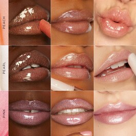 Maracuja Juicy Lip Shimmer Glass Plump - Błyszczyk powiększający usta z brokatem