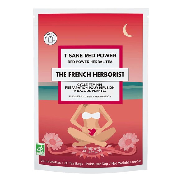 Tisane Red Power - Preparat ziołowy, THE FRENCH HERBORIST