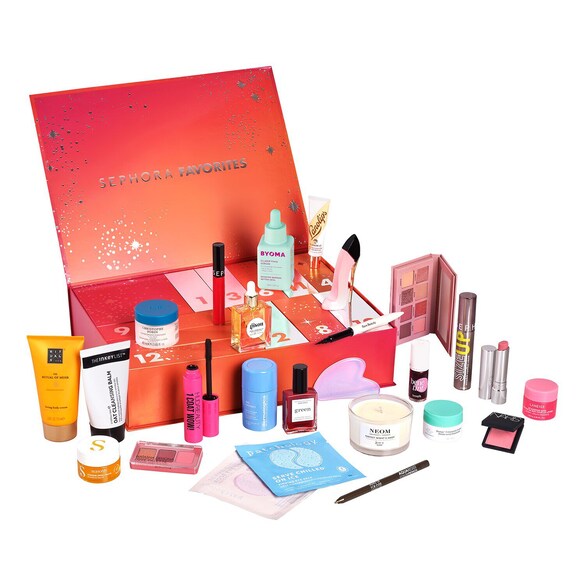Kalendarz adwentowy - 26 produktów do makijażu, pielęgnacji, do włosów i perfumy, SEPHORA FAVORITES