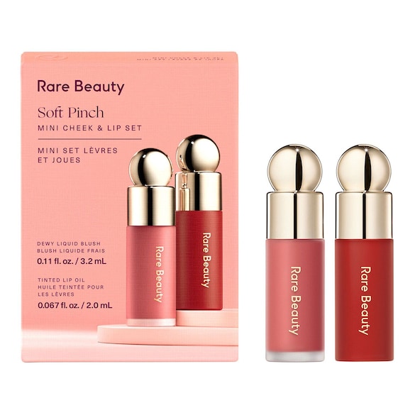 Soft Pinch Set - Zestaw miniproduktów do ust i policzków, RARE BEAUTY