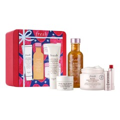 Rose deep hydration skincare set - Zestaw nawilżający z różą, FRESH