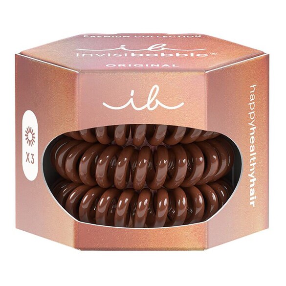 Original Premium Pretzel Brown - Gumki do włosów, INVISIBOBBLE