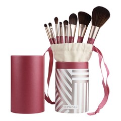 Zestaw 8 pędzli do makijażu oczu i cery, SEPHORA COLLECTION